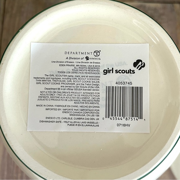 Girl Scout Cookie Time Cookie Jar! 🆕💚 - Picture 7 of 11